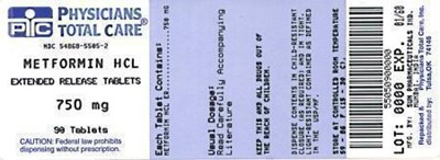Metformin 750mg (750mg Package Label)